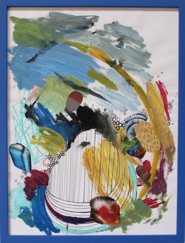 Big Boy, Mixed Media Painting